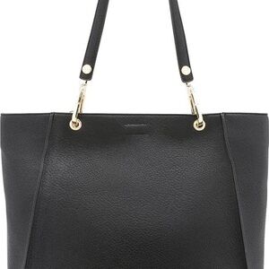 Calvin Klein Black Tote with Gold Accents